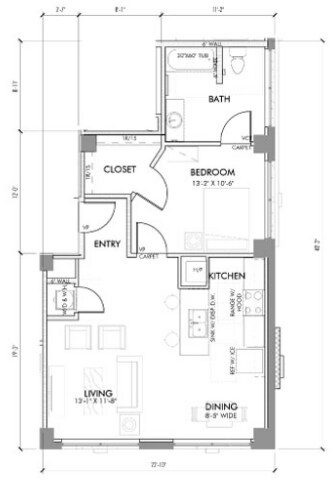 Unit 211 211 floor plan